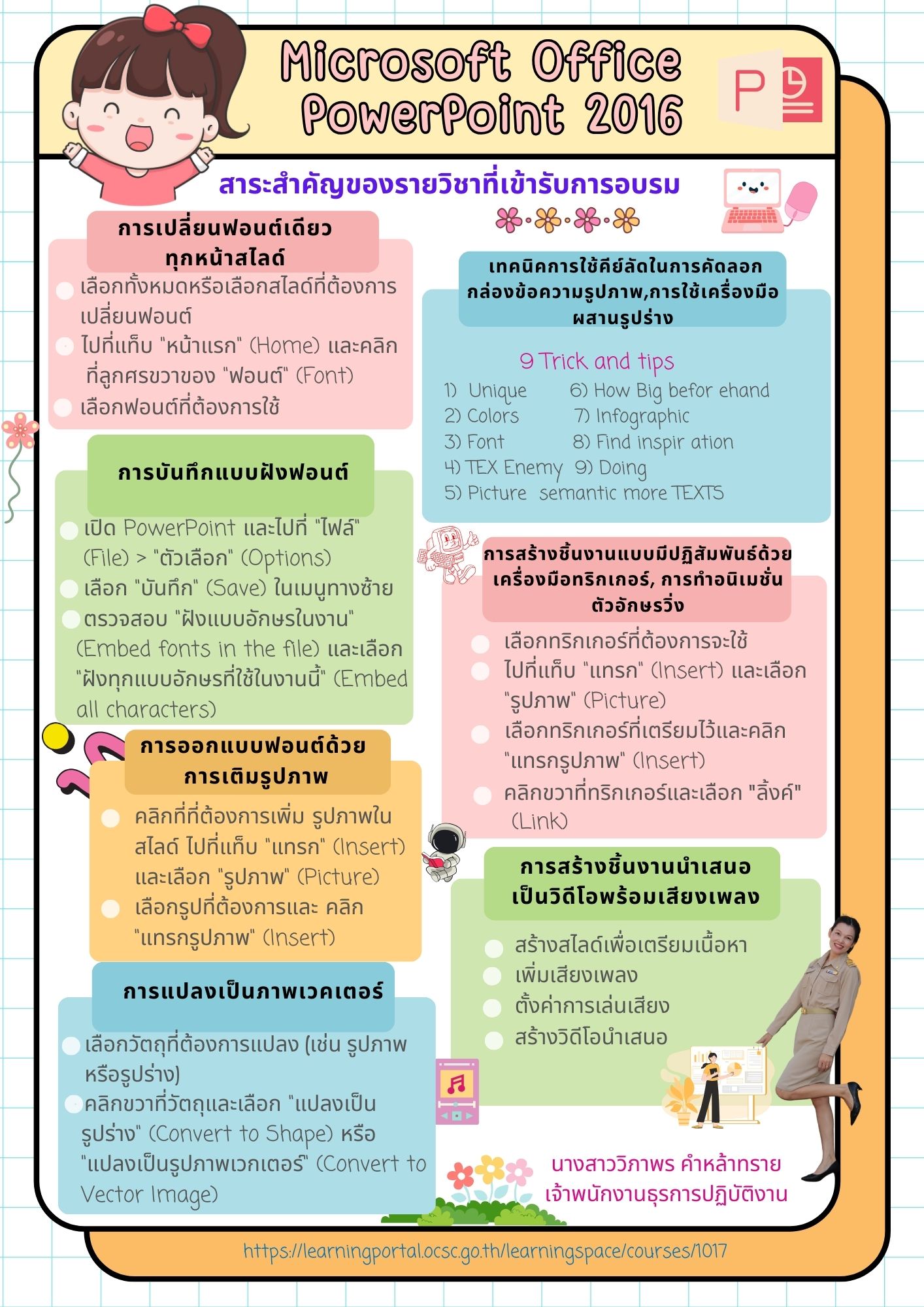 [KM ศธจ.เชียงราย] Microsoft Office Powerpoint 2016